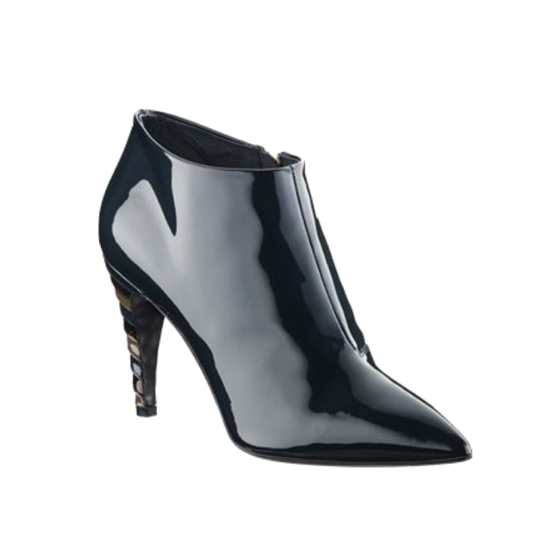 JEALOUS LOW BOOT 9CM PATENT CALF LEATHER