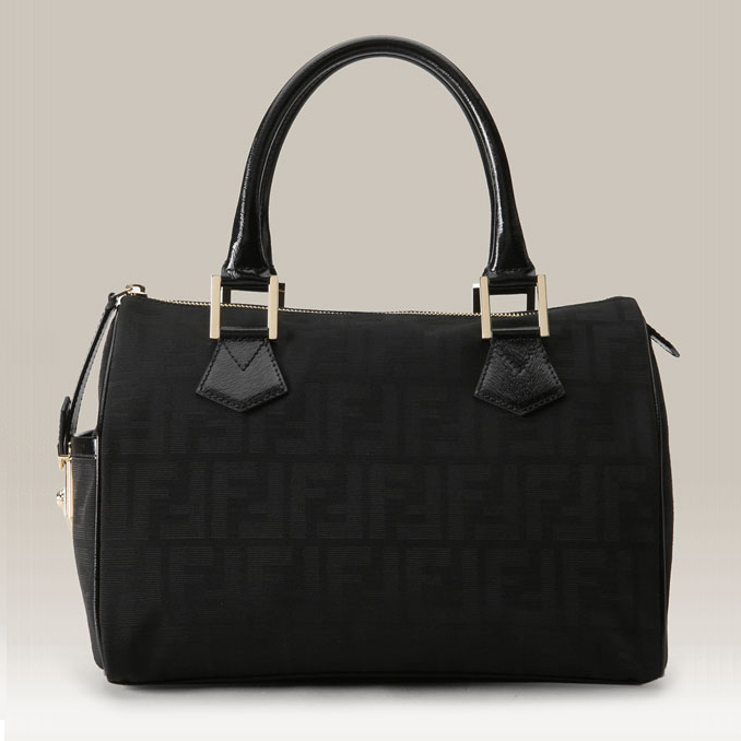 Fendi 'Chef Boston - Zucca' Logo Jacquard Satchel