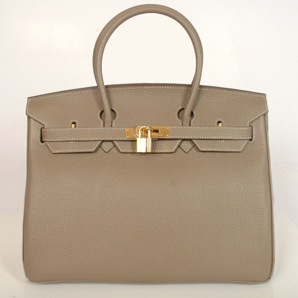 Hermes Birkin togo leather 35CM Dark Grey togo(Gold)