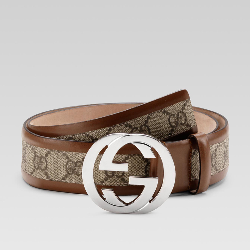 belt with interlocking G buckle