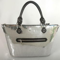 Miu Miu Tote Silver Beads Handbags 8678