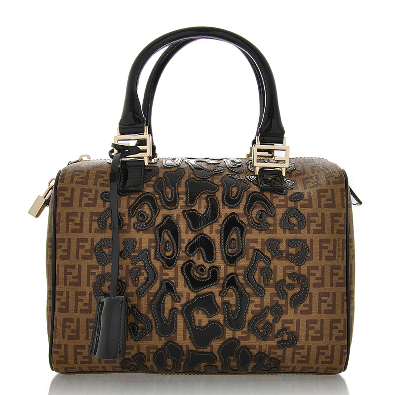 FOREVER Patent Leopard Brown Baulotto