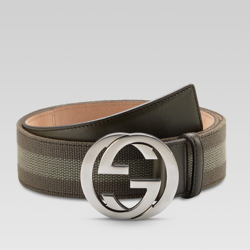 belt with interlocking G buckle