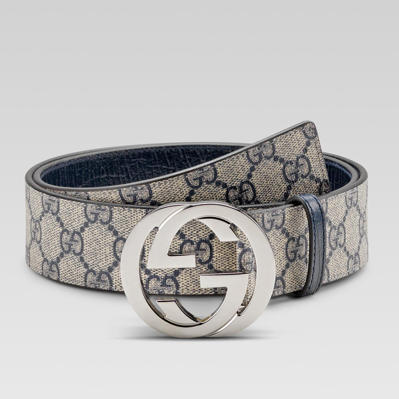 belt with interlocking G buckle