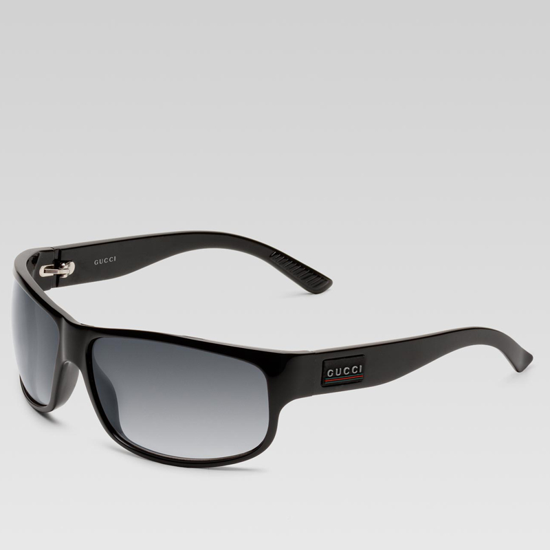 small rectangle frame sunglasses with gucci logo a