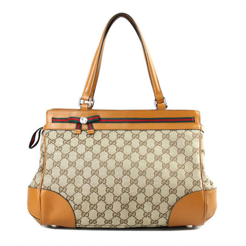 'mayfair' medium tote with bow detail and interloc