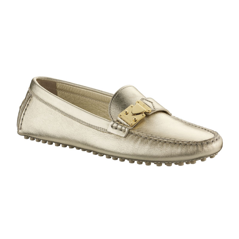 ZEN LOAFER IN METALLIC CALF LEATHER