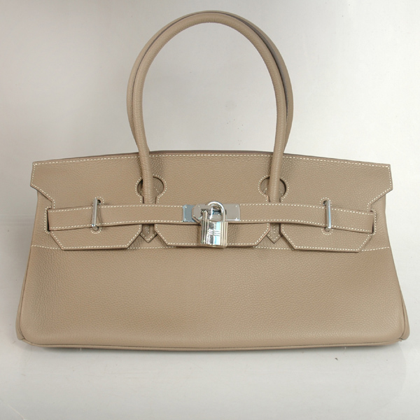 Hermes Birkin togo leather 42CM togo in Dark Grey with Silver hardware