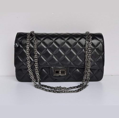 Chanel Classic Quilted Flap Bag 1113 Black Antique