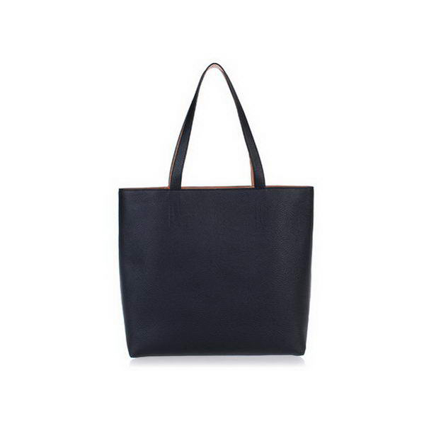 Hermes Shopping Bag 37CM Totes Clemence Leather Black