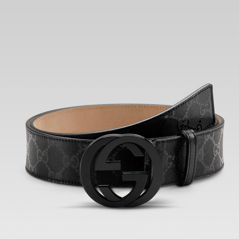 belt with interlocking G buckle