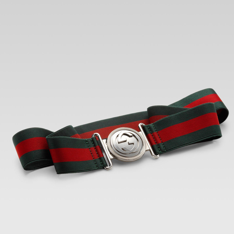 belt with interlocking G buckle