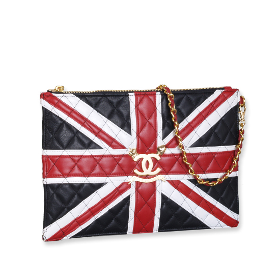 Chanel Union Jack Quilted Bag Small