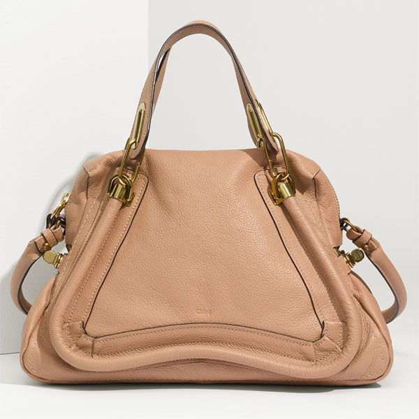 Chloe 'Paraty - Large' Calfskin Leather Satchel