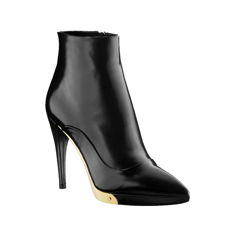 SENSUAL ANKLE BOOT 9,5CM IN GLAZED CALF LEATHER