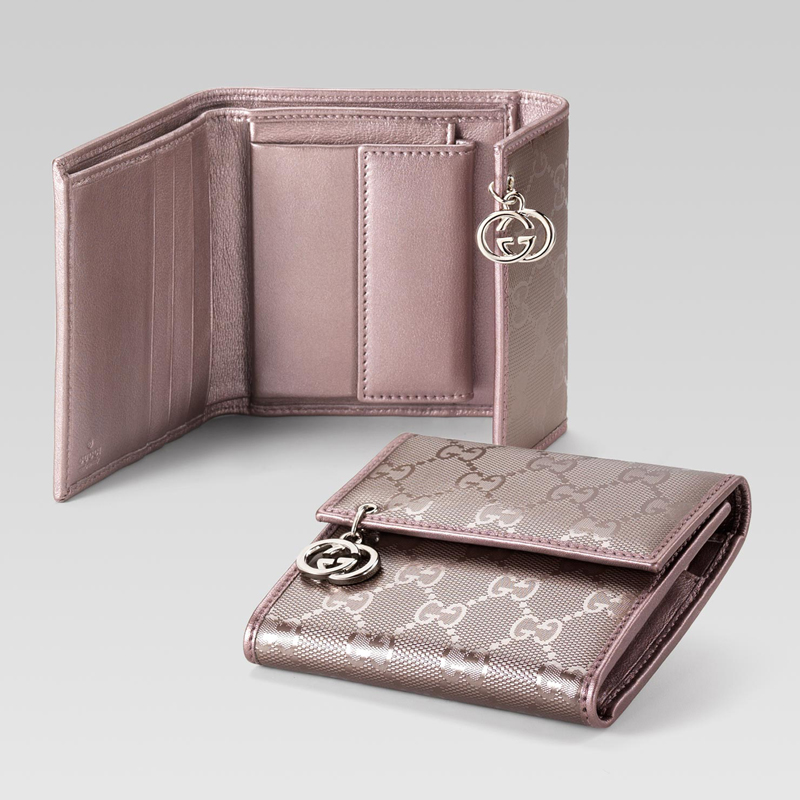 mini wallet with interlocking G detail