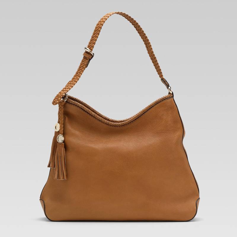 'marrakech' medium hobo with woven leather trim an