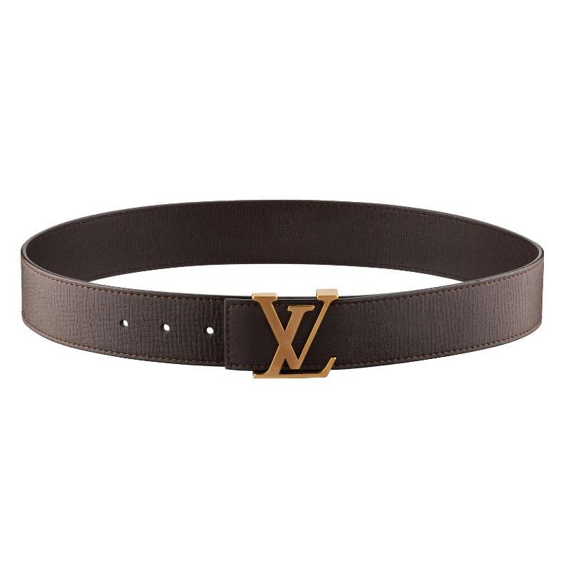 LV INITIALES UTAH LEATHER BELT