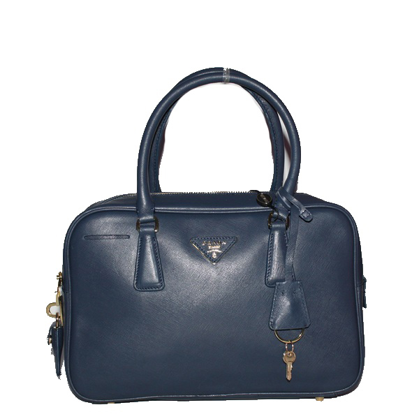 Prada Saffiano Leather Tote Bag BL1095 Royalblue