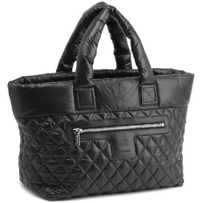 Chanel Coco Cocoon A48611 Y06883 94305 Tote Bags Noir