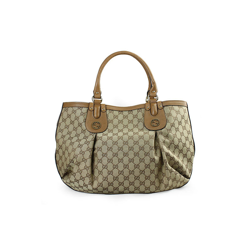 'scarlett' large tote with studded interlocking G