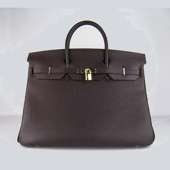 Hermes 40CM Dark Coffee (gold)