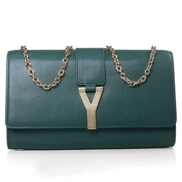 Yves Saint Laurent Chyc Travel Case 265701 Dark Green