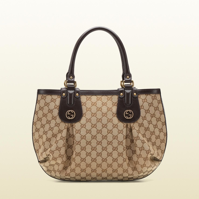 Gucci scarlett stud interlocking G tote