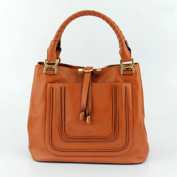 Chloe Leather Marcie Horseshoe Bag