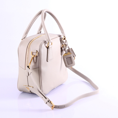 BL0757 Light grey Cross pattern full leather