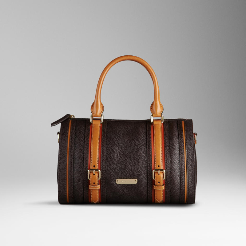 MEDIUM LEATHER BOWLING BAG