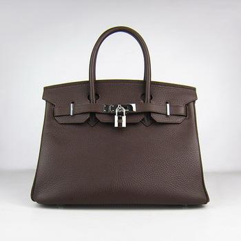 Birkin 30CM Dark Coffee (silver)