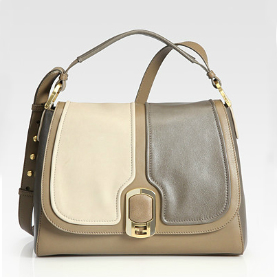 Fendi Silvana Leather Shoulder Bag