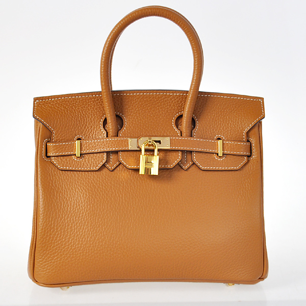 Hermes Birkin 25CM clemence leather in Camel with Gold hardware