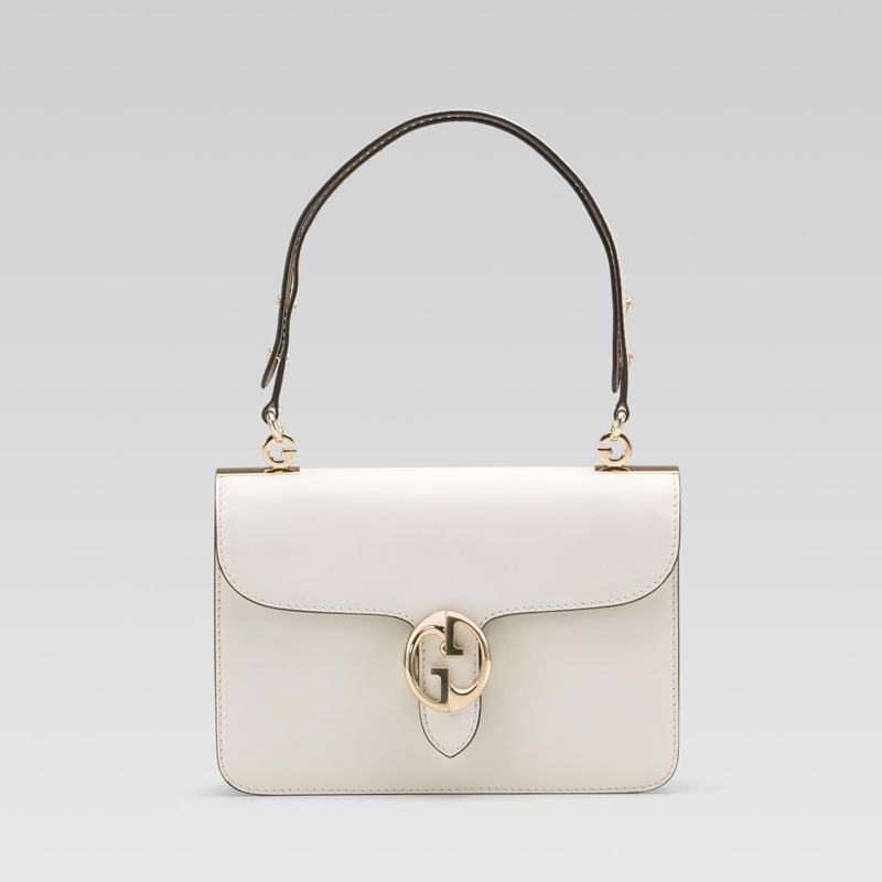 'gucci 1973' medium shoulder flap bag with double