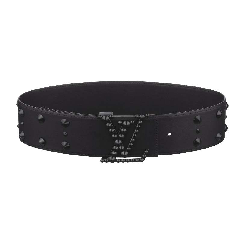 LV INITIALES CLOUS BELT