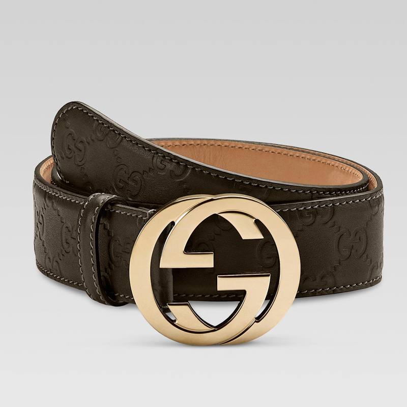 belt with interlocking G buckle