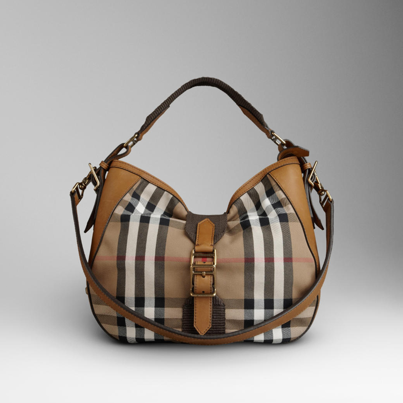 MEDIUM VINTAGE HOUSE CHECK HOBO BAG