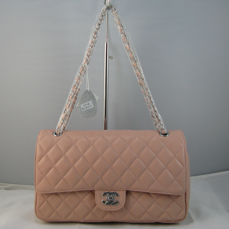 Chanel Pink color with Gold chain