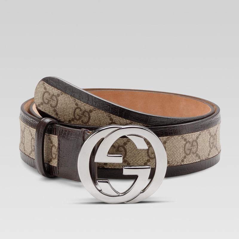 belt with interlocking G buckle