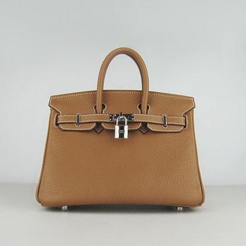 Birkin 25CM Light Coffee (Silver)