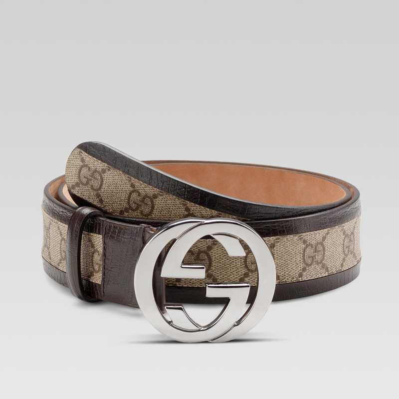 belt with interlocking G buckle