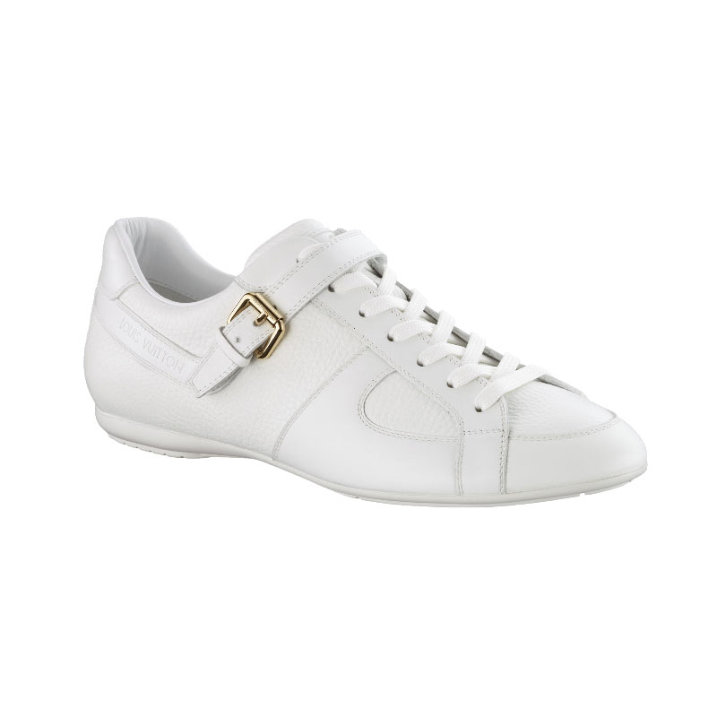 GLOBE TROTTER SNEAKER IN CALF LEATHER