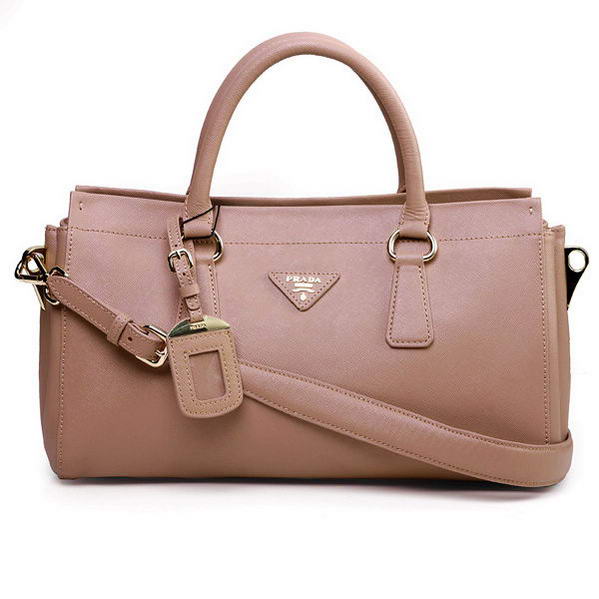 Prada Small Saffiano Leather Tote Bag BN1849 Light Pink