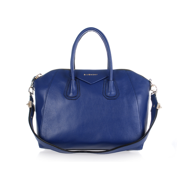 Givenchy Weave Embossed Antigona Bag Calf Leather 9981 Sapphire