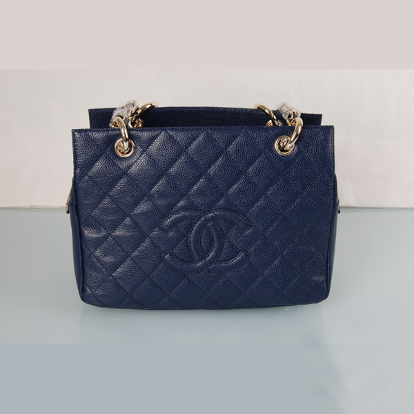 Chanel Coco Cocoon Calf Leather Bag A18004 Royalblue