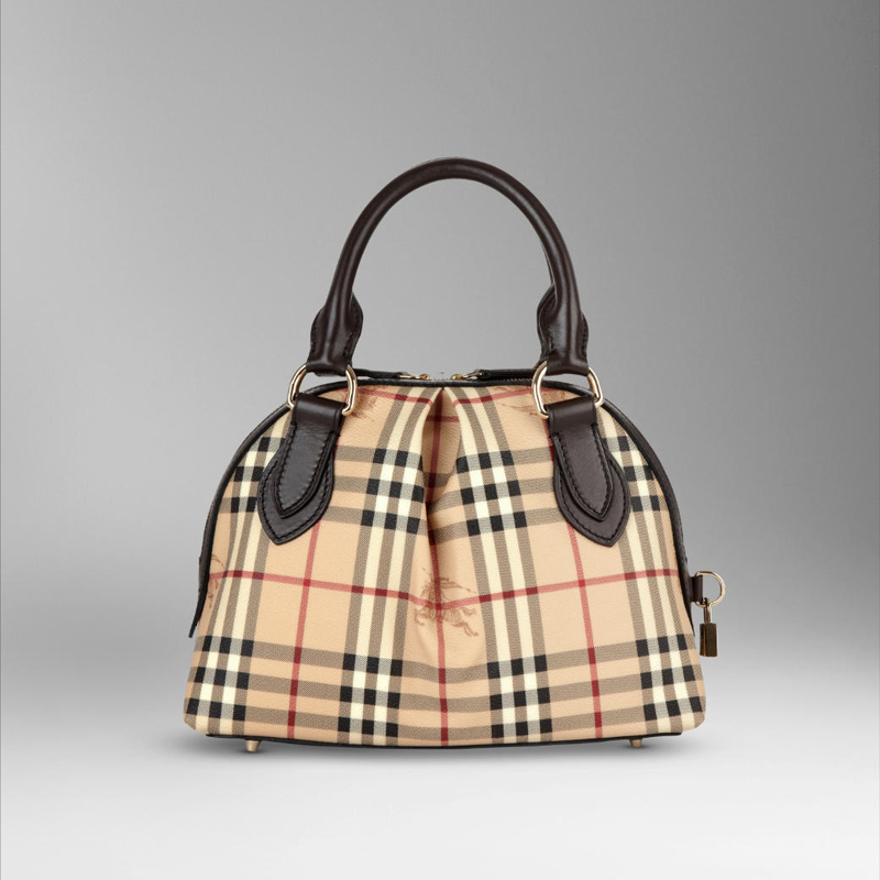 SMALL HAYMARKET CHECK BOWLING BAG