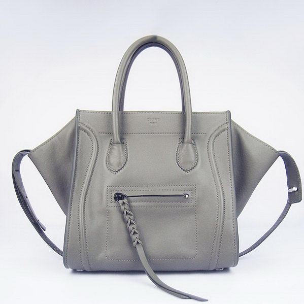 Celine Small Phantom Bags Original Calfskin Leather C1890 Dark Grey