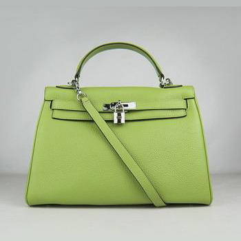 Hermes Kelly 32CM Green(silver)