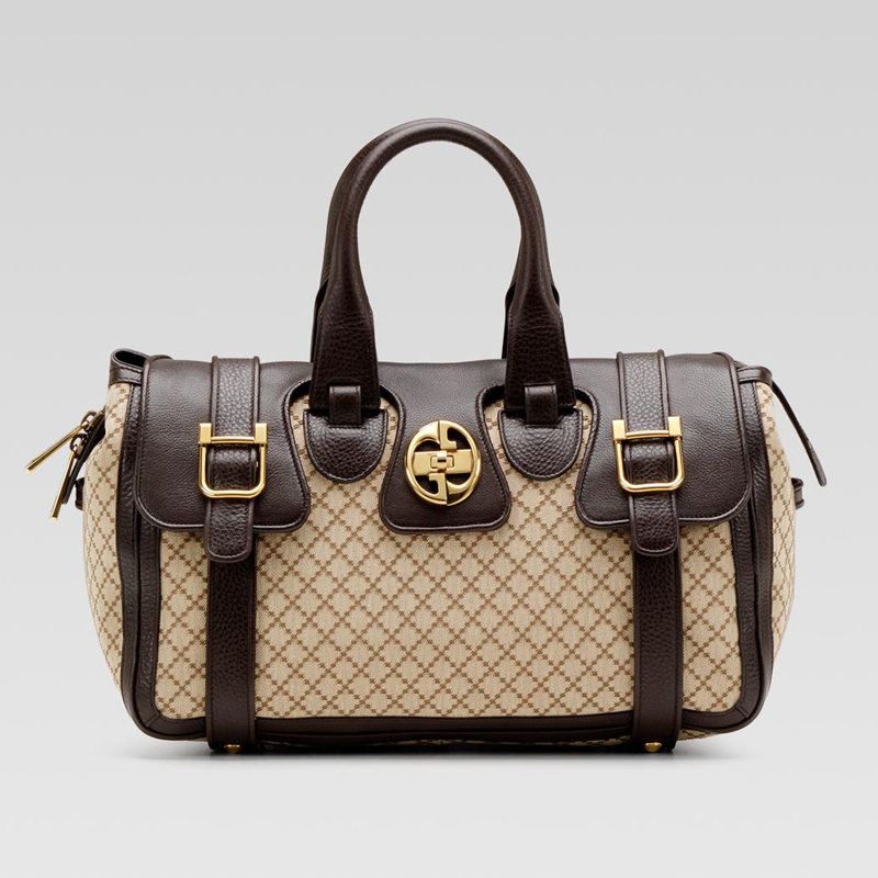 'gucci 1973' medium boston bag with oval GG and bu